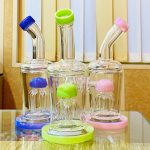 7''4Leg Perc Bong with Bend Neck(Weight-290gm)