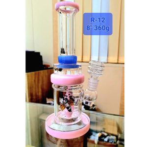 8'' Showerhead Bong with Bee on its Body(Weight-360gm)