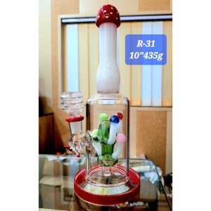 10'' Mushroom Showerhead Bong(Weight-435gm)