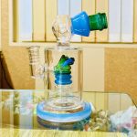 8'' Bee On Showerhead Perc Bong(Weight-300gm)