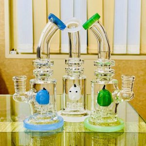 7'' Showerhead Bong with Bend Neck(Weight-170gm)