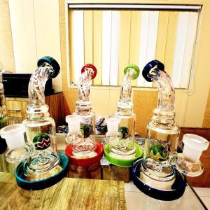 6'' Showerhead Bong Bend Neck