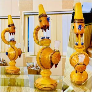 12'' Antique Bong with Silver Fumed(Weight-430)